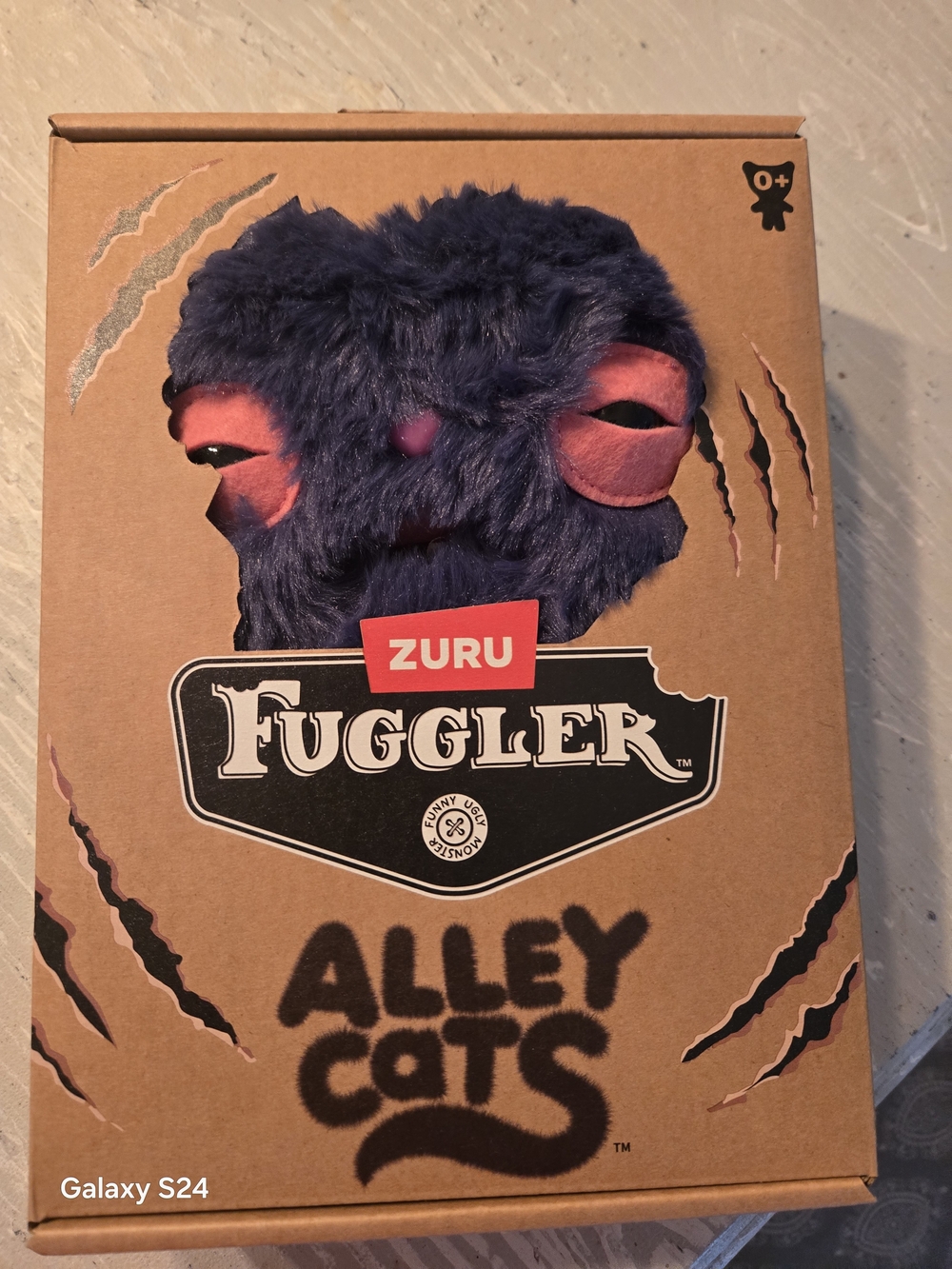 Fuggler Alley Cats Plush Toy -blue 9 Inch New